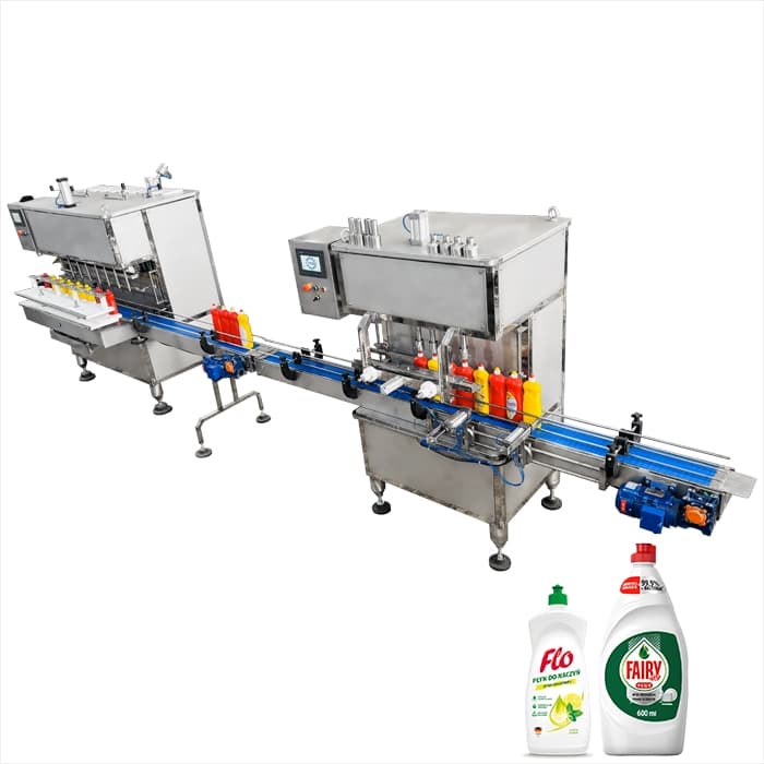 پرکن خطی اتومات مایع غلیظ (مایع ظرفشویی)